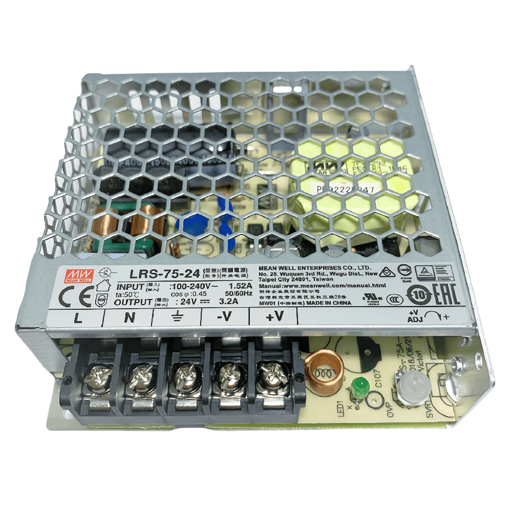 LRS-75-5, -12, -15, -24, -36, -48 明緯mw開關電源