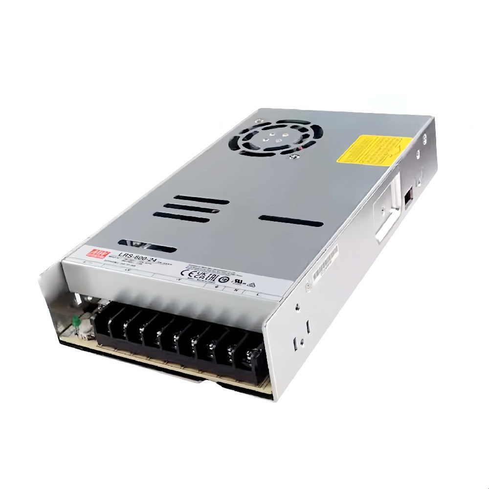 LRS-600-12 金升陽和明緯電源對比