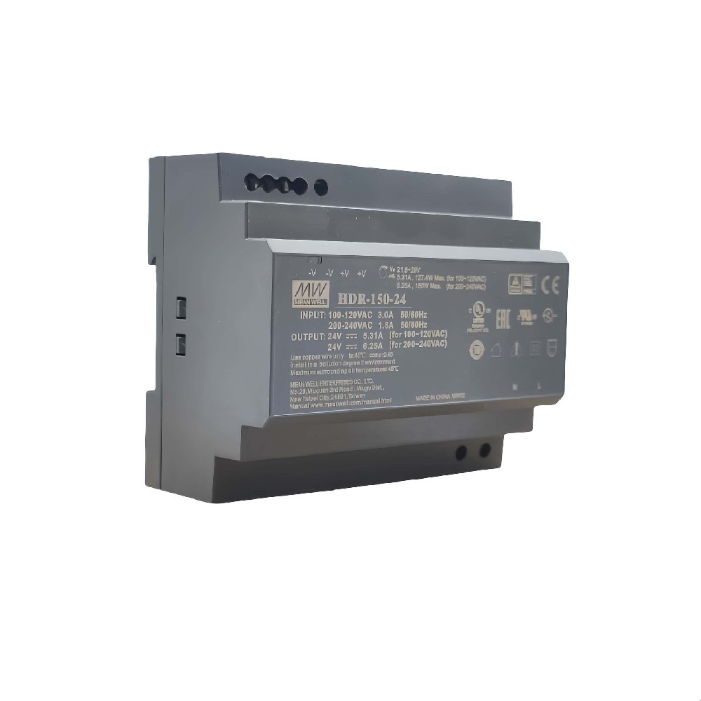 HDR-150-15   150W 超薄階梯型 DIN 導(dǎo)軌型電源