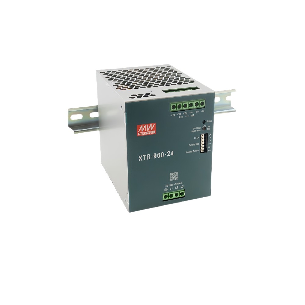 XTR-960-24  960W AC/DC 三相輸入超薄工業(yè)級導軌電源供應器