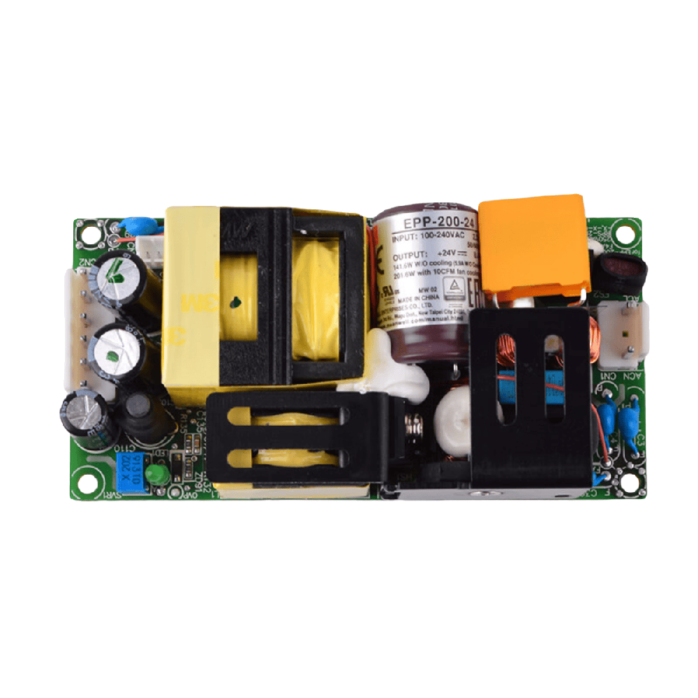 EPP-200-48 200W 單組輸出帶主動式 PFC 功能的基板型工業(yè)用開關電源