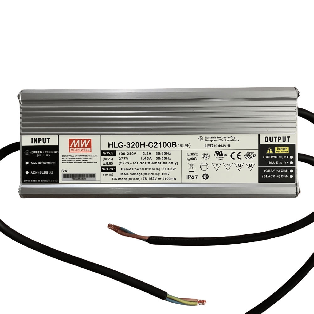 HLG-320H-C2800 可調(diào)穩(wěn)壓恒流開(kāi)關(guān)電源