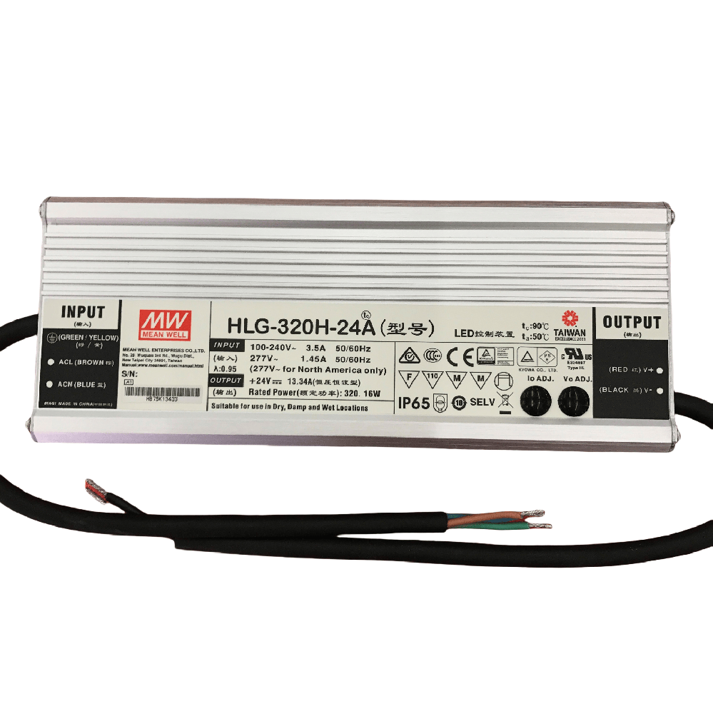 HLG-320H-15A/B/AB/C/D  led燈的隔離電源