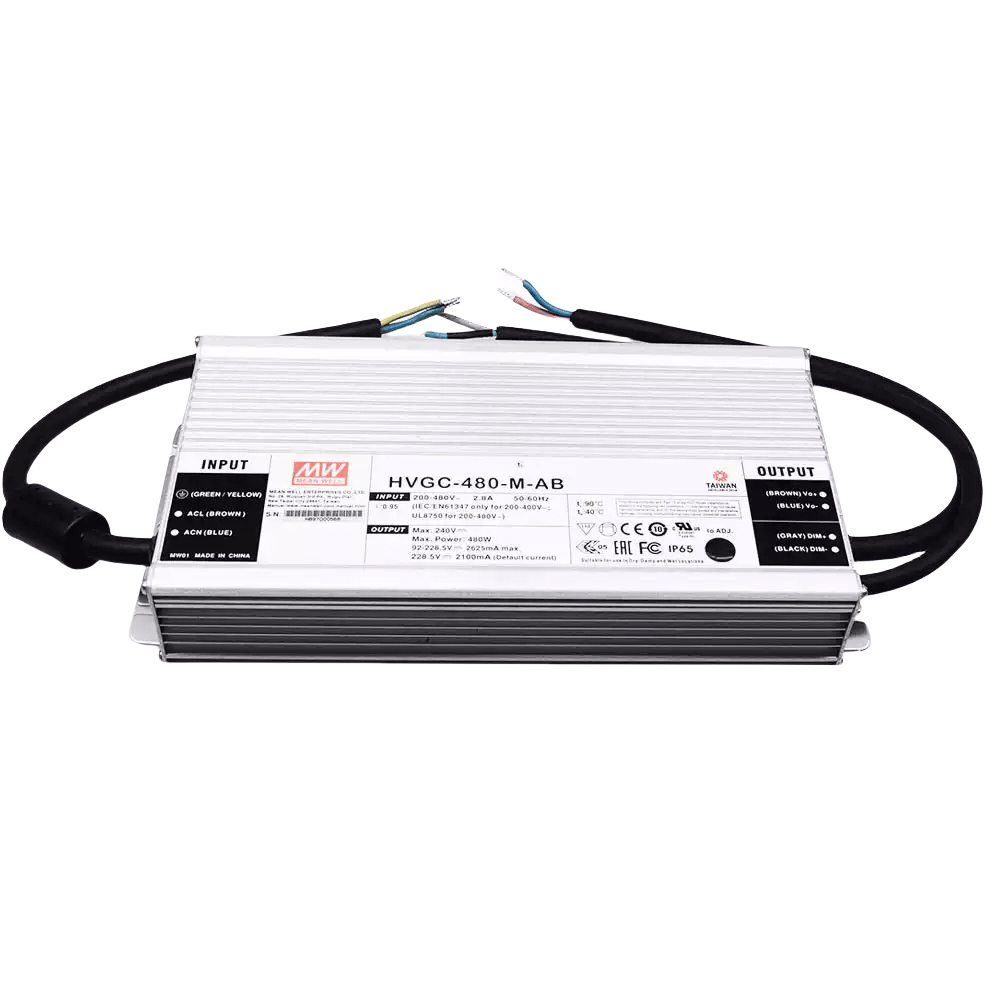 HVGC-480-L-Blank（IP67，1400mA，Io/Vo 固定）  東莞led照明電源批發(fā)價格