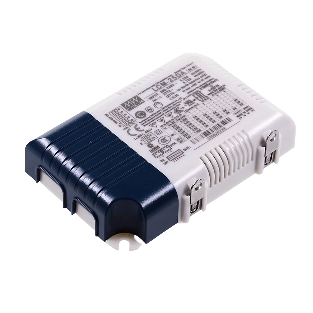 明緯 LCM-25 IoT 系列是 25W 交流變直流恒流型 LED 驅(qū)動(dòng)器