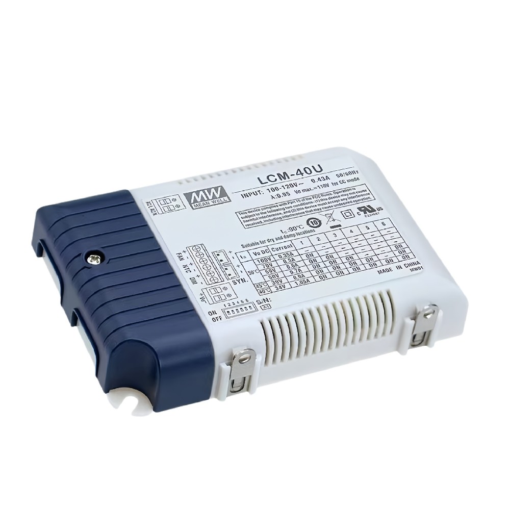 明緯LCM-40U  35W的恒流型 LED 驅(qū)動(dòng)器