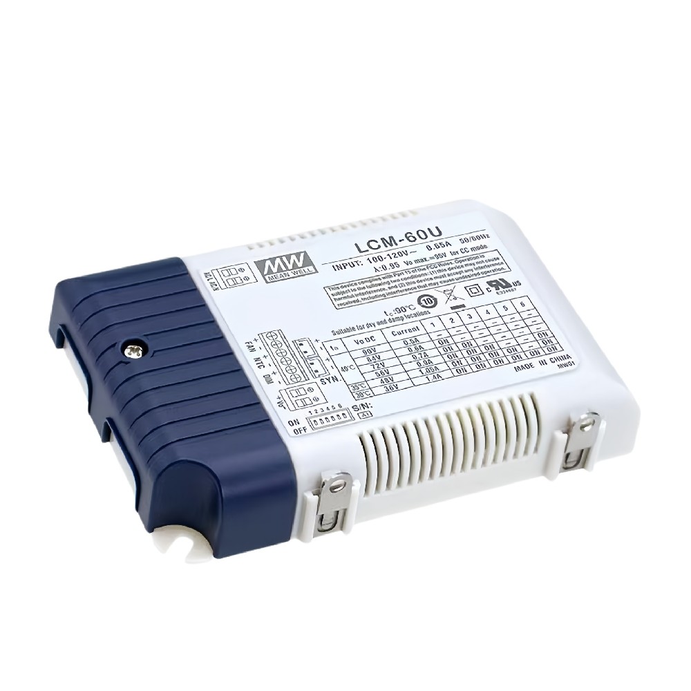 明緯LCM-60U  50W 多級(jí)輸出恒流型 LED 驅(qū)動(dòng)器