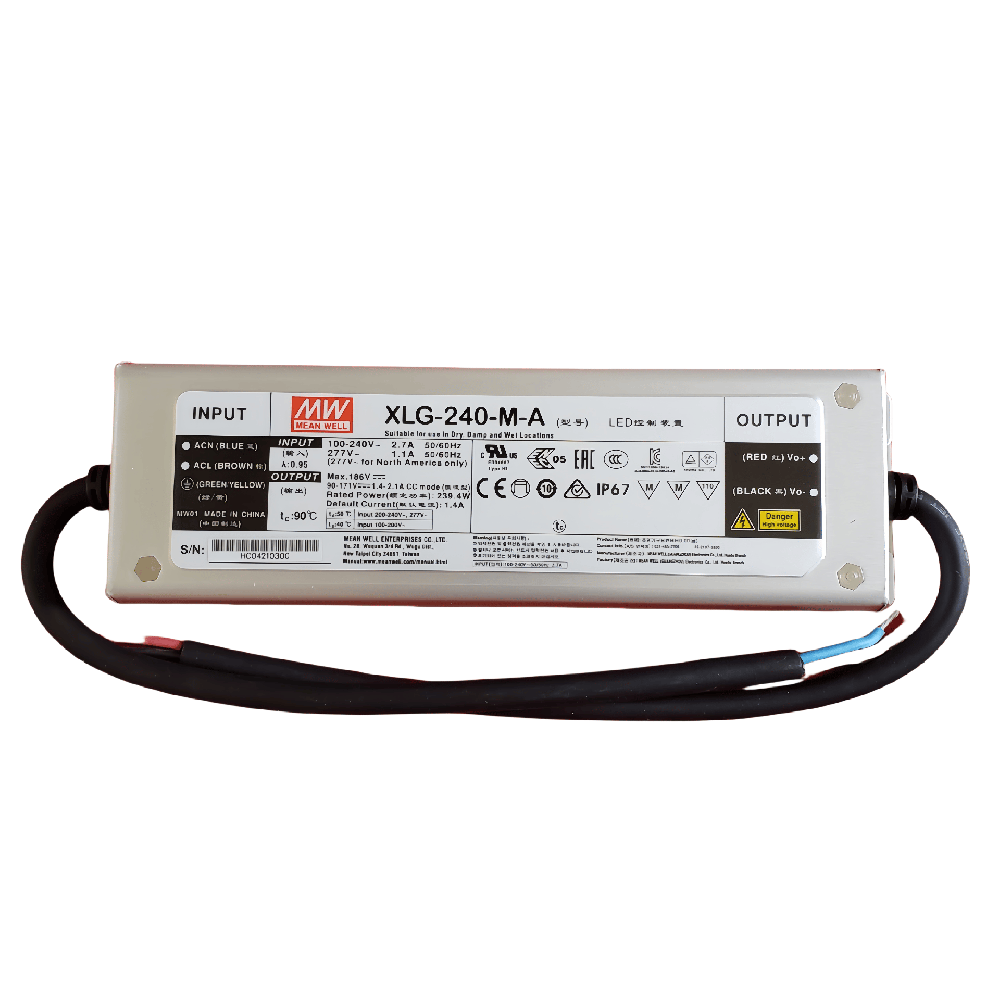 XLG-240-L/M/H-AB/ABV 型  240W 恒功率 / 恒壓 LED 驅(qū)動器