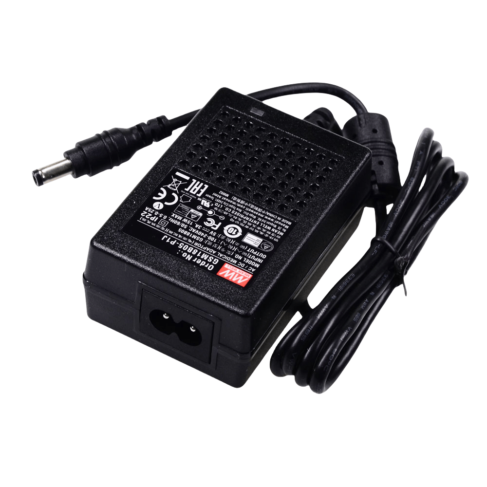 GSM18B05-P1J   AC-DC 桌上型綠色環(huán)保醫(yī)療用適配器