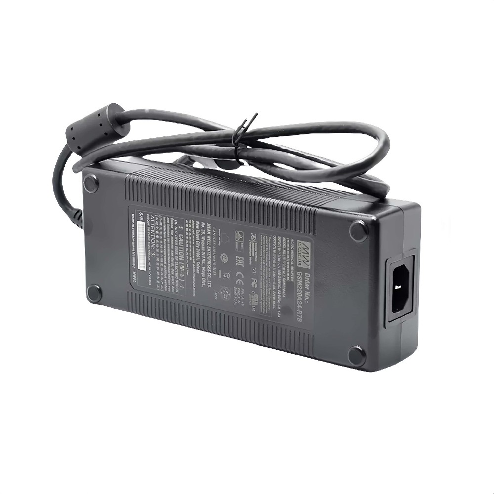 GSM220A24-R7B  220W AC-DC 綠色醫(yī)療型適配器