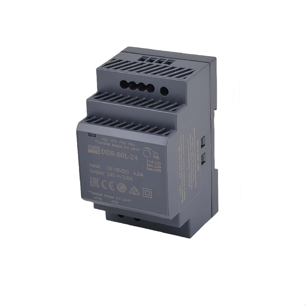 DDR-60L-5  60W 導(dǎo)軌型 DC-DC 轉(zhuǎn)換器