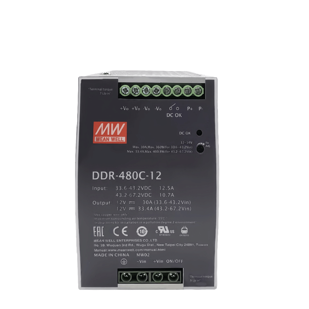 DDR-480B-24  480W 導軌型 DC-DC 轉(zhuǎn)換器