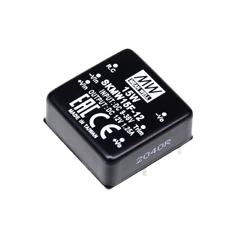 SKMW15F-12 15W 隔離穩(wěn)壓 DC-DC 轉(zhuǎn)換器