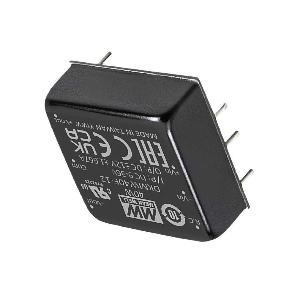 明緯 SKMW40/DKMW40 DIP 封裝的 DC-DC 穩(wěn)壓轉(zhuǎn)換器