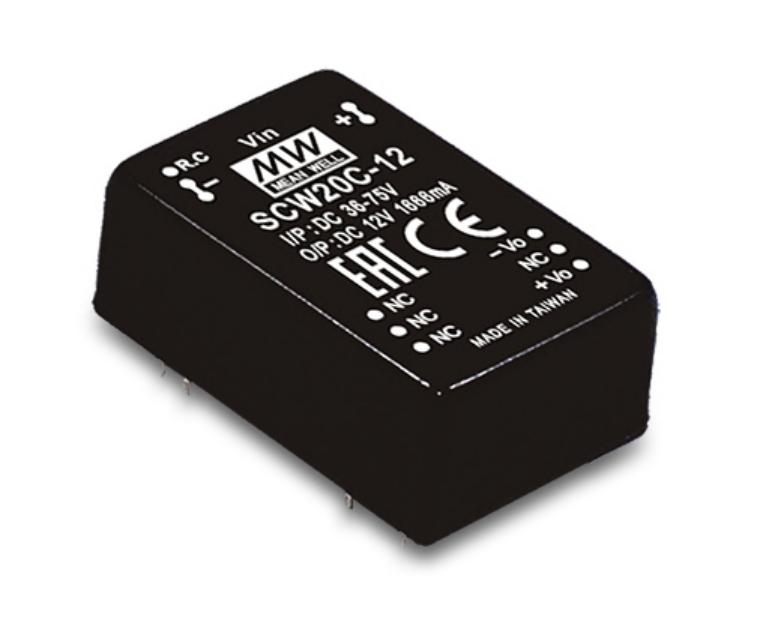 SCW20 明緯 20W DIP24 封裝DC-DC 穩(wěn)壓轉換器