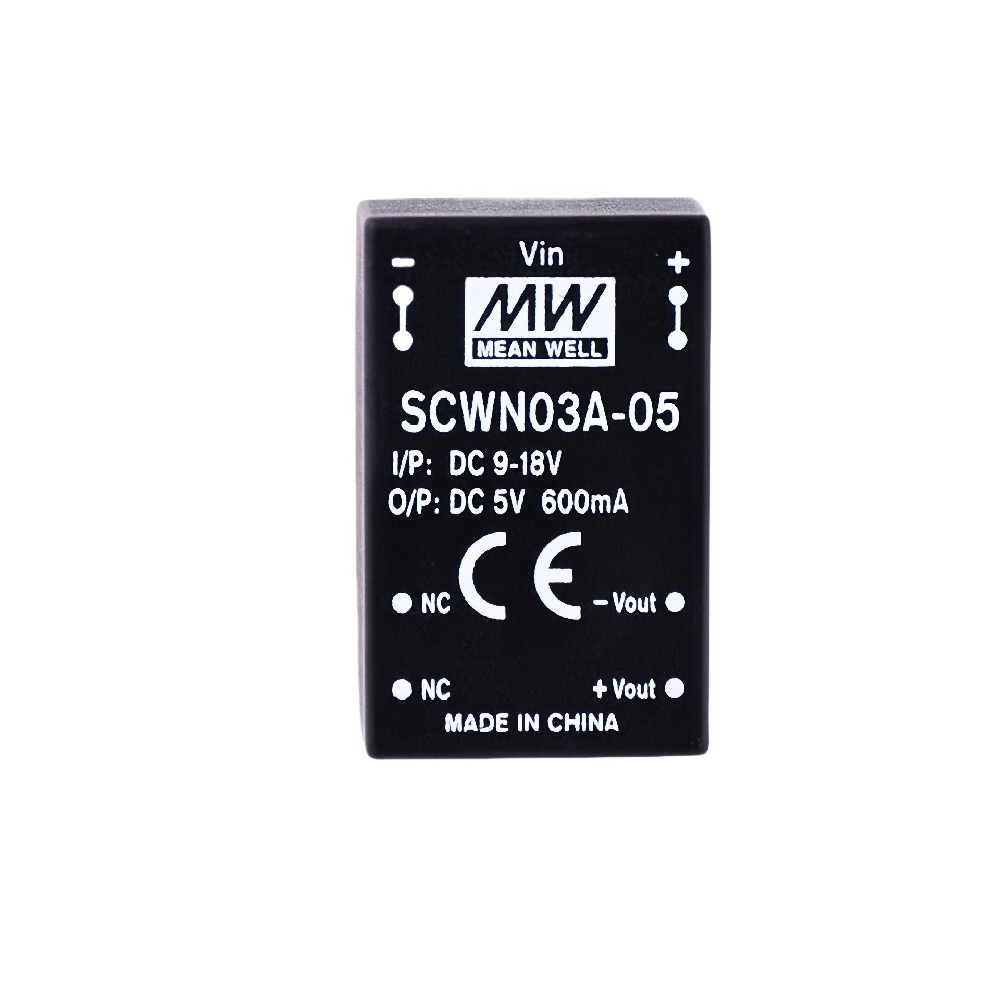 SCWN03/DCWN03 明緯 3W DIP24 封裝隔離穩(wěn)壓 DC-DC 轉(zhuǎn)換器