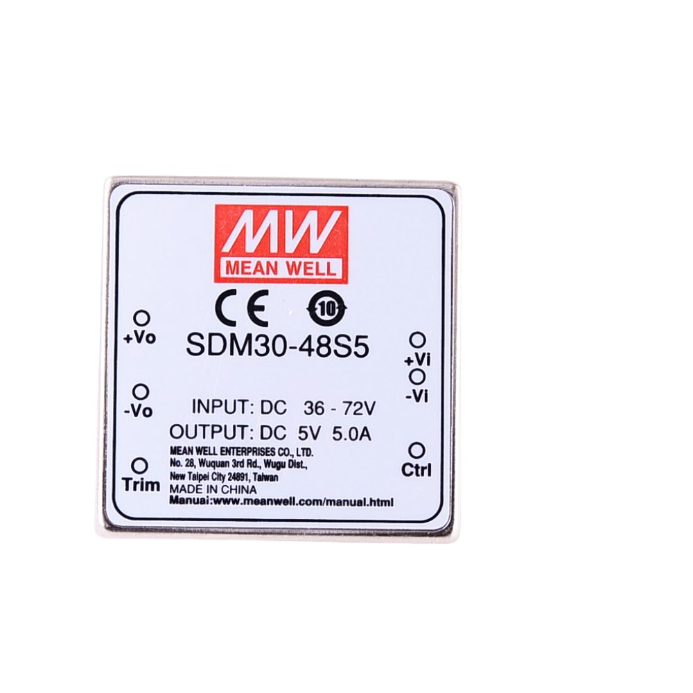 明緯 SDM30  30W 單組輸出 DC-DC 轉(zhuǎn)換電源