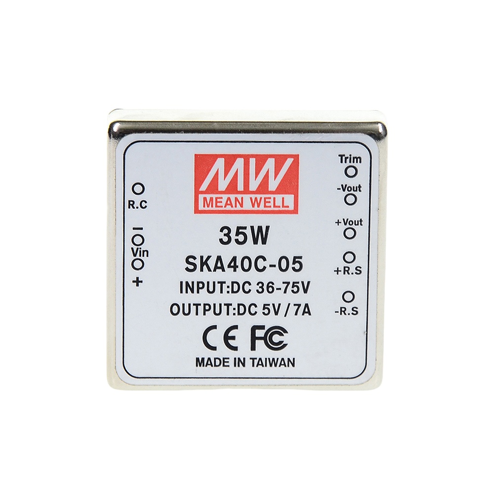 SKA40  明緯  40W DC-DC 穩(wěn)壓單組輸出轉(zhuǎn)換器