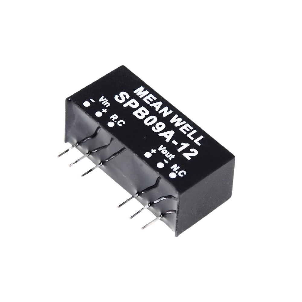 SPB09/DPB09  明緯 9W SIP8 封裝隔離穩(wěn)壓 DC-DC 轉(zhuǎn)換器