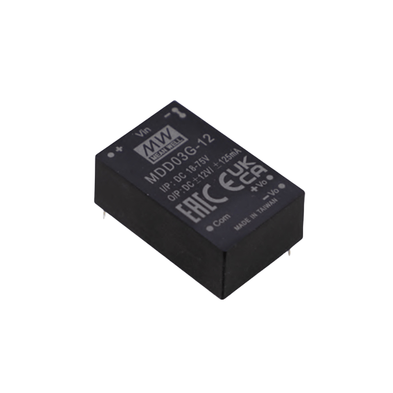 MDS03&MDD03  明緯 3W DIP24 封裝醫(yī)療級 DC-DC 穩(wěn)壓轉(zhuǎn)換器