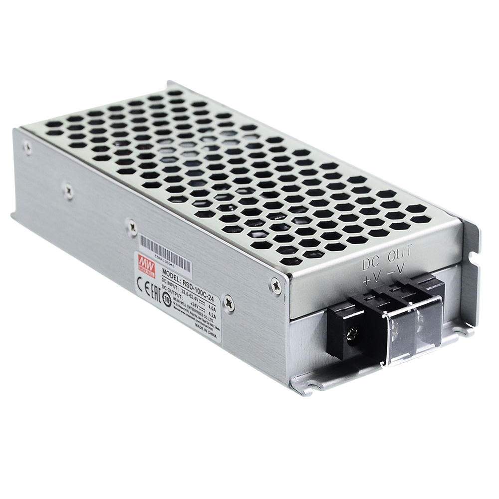 RSD-100C-24  100W 鐵路用單組輸出 DC-DC 轉換器